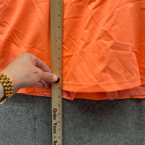 Adidas Skirt Womens Medium Orange Blue Response Climalite Athletic Tennis Skort - Picture 7 of 11